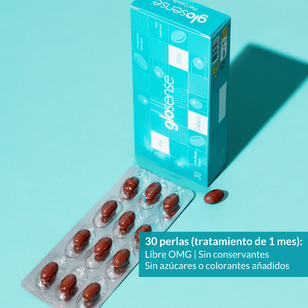 Perlas PIEL+PELO+UÑAS Nutritivas y antioxidantes para rejuvenecer la piel y fortelecer el pelo
