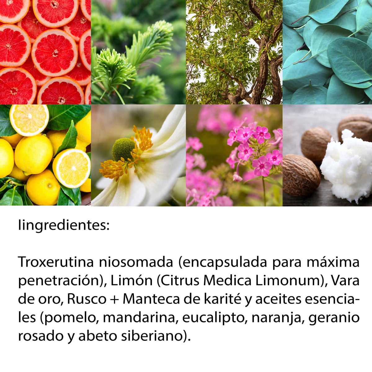 cosmética natural para piernas cansadas